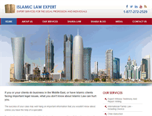 Tablet Screenshot of islamic-expert.com